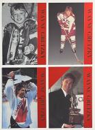 1992 KROWN RED WAYNE GRETZKY - 4 CARD SET - PC
