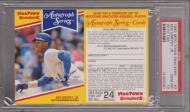 1992 MooTown Snackers # 3 Ken Griffey Jr. - PSA 10 - W/Tab - $10.00