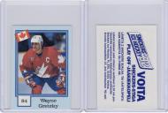 1992 SEMIC  STICKER #84 WAYNE GRETZKY - FINNISH - PC - $200