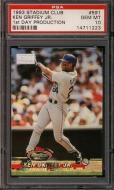 1993 Stadium Club #591 - 1st Day Ken Griffey Jr. - PSA 10 - $25.00
