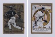 1996 LEAF PREFERRED - STEEL # 1 FRANK THOMAS - PROMO BRONZE - $15.00