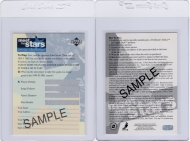 1996 UPPER DECK - MEET THE STARS WAYNE GRETZKY - SAMPLE BLUE - PC