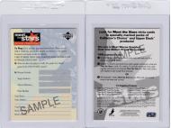 1996 UPPER DECK - MEET THE STARS WAYNE GRETZKY - SAMPLE RED - PC