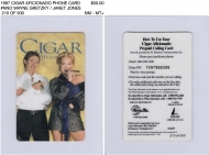 1997 CIGAR AFICIANADO PRE-PAID PHONE CARD WAYNE GRETZKY - PC