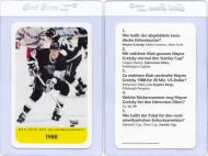 1997 GERMAN QUIZ CARD WAYNE GRETZKY - PC