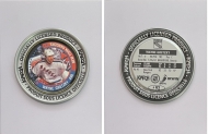 1997 KATCH COINS # 92 WAYNE GRETZKY - SILVER - $25.00 - MINT