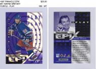 1997 PINNACLE EPIX #E1 WAYNE GRETZKY - PURPLE - PC