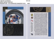 1998 SP AUTHENTIC #SPA4 WAYNE GRETZKY - PUCK REDEMPTION - PC - $150.00