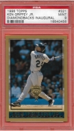 1998 Topps #321 - Diamondbacks Inauguaral - PSA 9 - $15.00