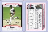 2004 Bowman White # 64 Frank Thomas - 135/245 - $15.00