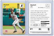 2005 Leaf Sportscaster #25 - Yellow - Hat/Batting 22/30 - $7.00