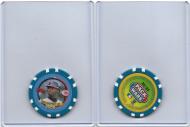 2005 Topps Pack Wars - Poker Chips - Blue - 20/25 - $75.00