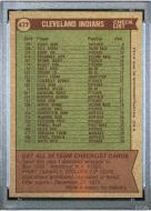014772 - 1976 TOPPS #477 INDIANS TEAM - PSA MINT 9 - PC