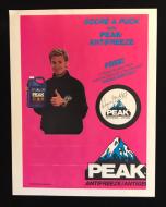 Ad Slicks: Peak 1990 Score A Puck - $20.00