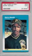Barry Bonds: 1987 Fleer #604 - Glossy - PSA 9 - $25.00