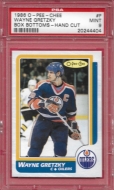 Cards: 1986 O Pee Chee #F - Box Bottom - PSA 9 - $150.00