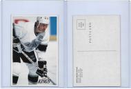 1994 LA Kings Postcard - Leaning on Stick - PC