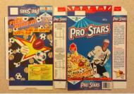 Cereal Boxes: 1989 Pro Stars Free Mini Ball Factory Flat - $75.00