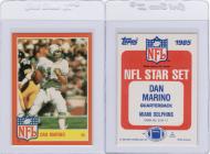 FB: 1985 TOPPS NFL STAR SET # 6 DAN MARINO - PC