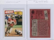 FB: 1987 TOPPS #115 JERRY RICE - PC