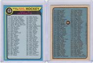 HK: 1979 O-Pee-Chee #131 Checklist - $50.00