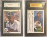 Ken Griffey Jr. 1990 Upper Deck #156 - No © line - SGC 98 - $30.00