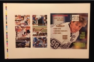 Misc: 1991 Pocket Pages Uncut Sheet - $100.00
