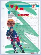 Misc: 1994 Sports Heroes Feats & Facts - Poster Pages - Rangers- $25.00