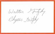 Misc: Walter & Phyllis Gretzky Autographs - 2 - $40.00