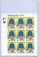 1989 St. Vincent Stamp Sheet Nolan Ryan - $15.00