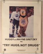 Posters: Try Hugs Not Drugs - 1980's - VG - $40.00