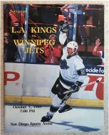 Programs: Pre-Season - Kings vs Jets Oct. 1, 1989 - $50.00