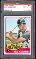 1965 Topps Bill Mazeroski - PSA 8