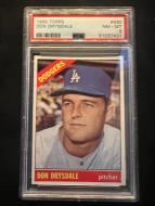 1966 Topps Don Drysdale - PSA 8