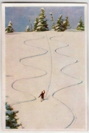 104 - Telemark Spuren - Downhill Skiing