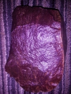 Violet Lavender Jade With Outer Skin - Jade