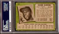 AARON 1971 back - Topps