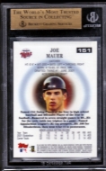 MAUER 2002 Topps PR back - Pristine 151